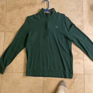 Green Kids XL Vineyard Vines Quarterzip
